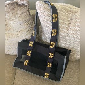 Wutang clan hip hop soft small dog carrier mesh travel cat animal pet  bag